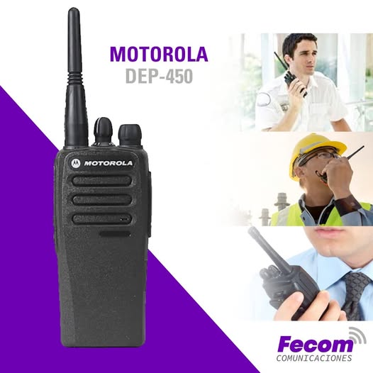 Motorola DEP-450: Un Radio Portátil Robusto y Versátil